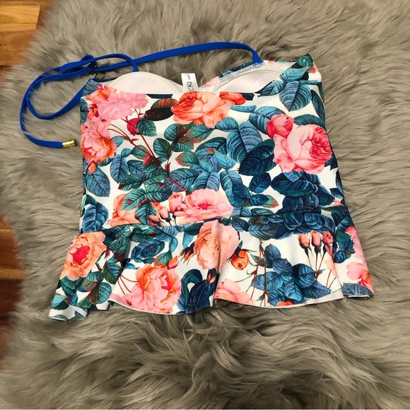 Floral tankini top - Picture 2 of 2